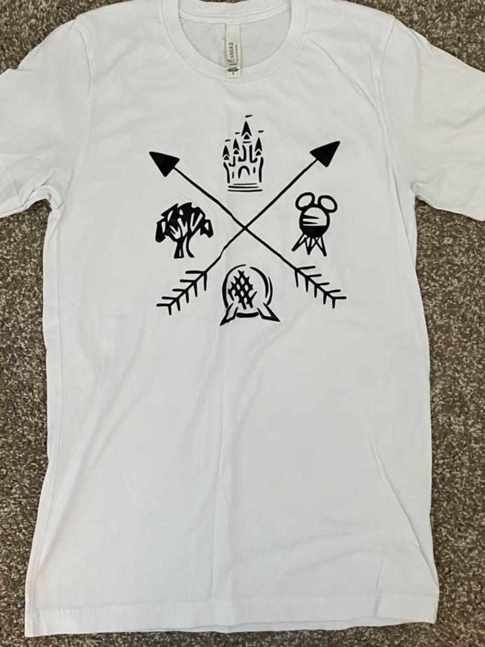 BELLA+CANVAS Walt Disney World Icons Tee | Disney Parks Graphic Shirt